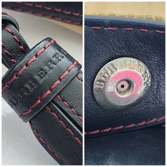 Authentic Burberry Ashby Bag House Check Canvas with Sequins Mini Bag Brown/Beig - Picture 10 of 11